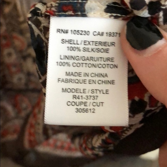 Joie Paisley Silk Chiffon Dress - Picture 4 of 5